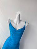 Flair High Low Chic Blue Dress