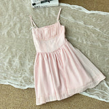 Pink Short Mini Pastel Summer Dress