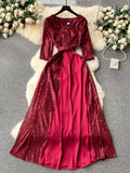 Ambience Sophistication Radiant Purple Gala Dress