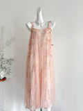 Floral Ethereal Pink Tulle Dress