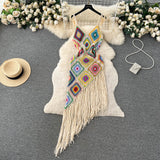 Fringe Eye-Catching Bohemian Maxi Dress