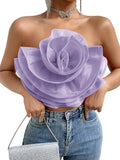 Pink Rose Sculptural Blouse