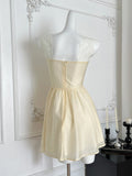 Sweetheart Neckline Charm Vintage Lace Overlay Dress