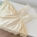 Sweetheart Neckline Charm Vintage Lace Overlay Dress