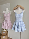 Tiered Skirt Ruffled Mini Dress