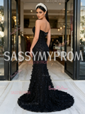 Sequin Beading Sweetheart Trumpet Mermaid Prom Dress