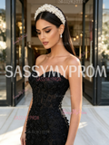 Sequin Beading Sweetheart Trumpet Mermaid Prom Dress