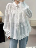 Comfortable Loose Fit  Embroidered Blouse
