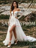 Sassymyprom flowy A-line sleeveless gown side flow view
