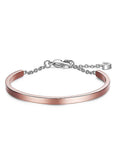  Golden Titanium Steel Arch Bracelet