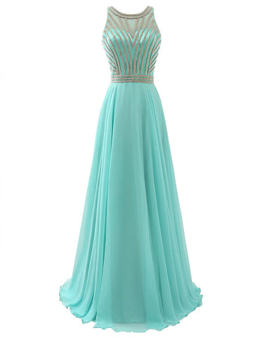 Chiffon Juniors Halter Prom Party Ball Gowns