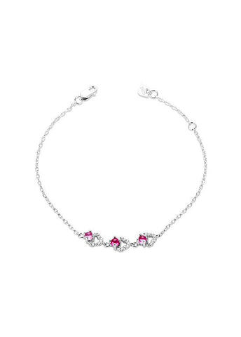   Pink Crystal Bracelet