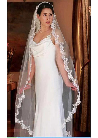 Beautiful Veil Matches Your Elegant Wedding Dress For Stunning Bride