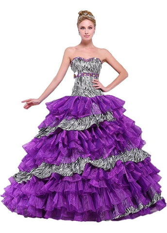 Purple Sweet 16 Quinceanera Dress