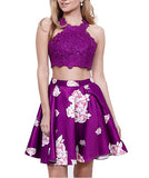 Juniors Halter Pageant Two Piece Homecoming Party Dresses