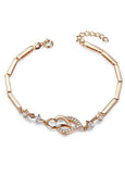 Faux Pearls 18K Gold Plated Layered Bracelet