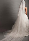  Ivory Tulle Two-tier Veil For Your Glamorous Wedding Dress