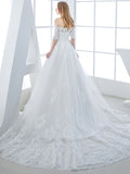 Sweetheart Tiered Mermaid Floor-Length Wedding Dress