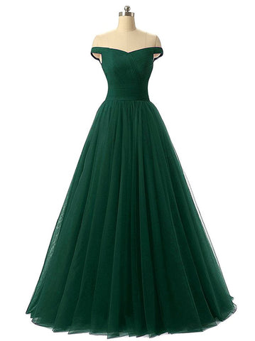 Green Chiffon Long Formal Dress