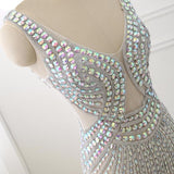 Silver Diamond Crystal Princess Dress