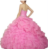 Ball Gown Organza Quinceanera Dresses Prom Gowns