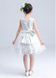 Sparkling Sequin Lace & Tulle Scoop Neckline Ball Gown Flower Girl Dresses With Bowknot
