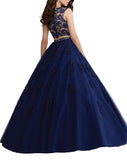Two Piece Sweet 16 Quinceanera Dress