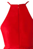 Red Homecoming Dresses Mini Short Cocktail Party Dress