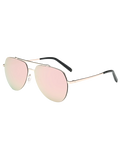 Blue Pink Lightweight Mirrored Pilot Sunglasses