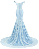 Mermaid Lace Prom Dresses