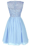  Lace Bridesmaid Formal Short Homecoming Dress