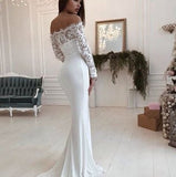 Sexy Off Shoulder Mermaid Wedding Dress