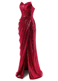 New Arrival Delicate Tulle Jewel Neckline Mermaid Evening Dresses With Beadings