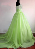 Ball Gown Quinceanera Dresses With Beads And Rhinestones