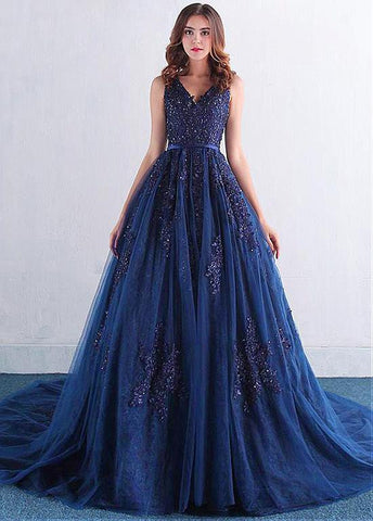 Ball Gown Quinceanera Dresses With Lace Appliques