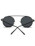 Vintage Chunky Frame Round Sunglasses