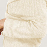 Champagne Pure Strapless Knitted Sweater