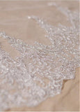 Chic Tulle Wedding Veil With Sequins Lace