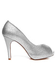 Bridal Shoes With Shimmering Powder