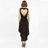 Heart-shaped Chiffon Stitching Sequins Dress