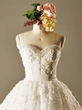 High Quality Strapless Lace Wedding Dress