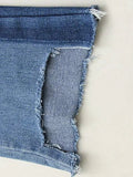Frayed Mom Fit Jeans