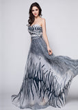 Elegant Chiffon Sweetheart Neckline A-Line Evening Dress
