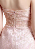 Lovely Lace Sweetheart Neckline Knee-length A-line Homecoming Dresses With Beadings