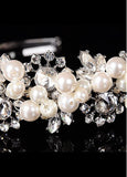  Romantic Alloy Wedding Tiara With Pearls