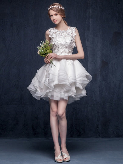 Short / Mini Garden Wedding Dress – Sassymyprom