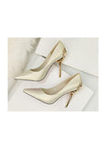 Stiletto Heel Wedding Shoes With Pattern