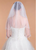 Romantic Tulle Wedding Veil With Beading