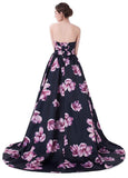 Exquisite Flora Prom Dresses With Pleats
