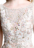 Amazing Lace Bateau Neckline Short-length Sheath Cocktail Dresses With Beadings